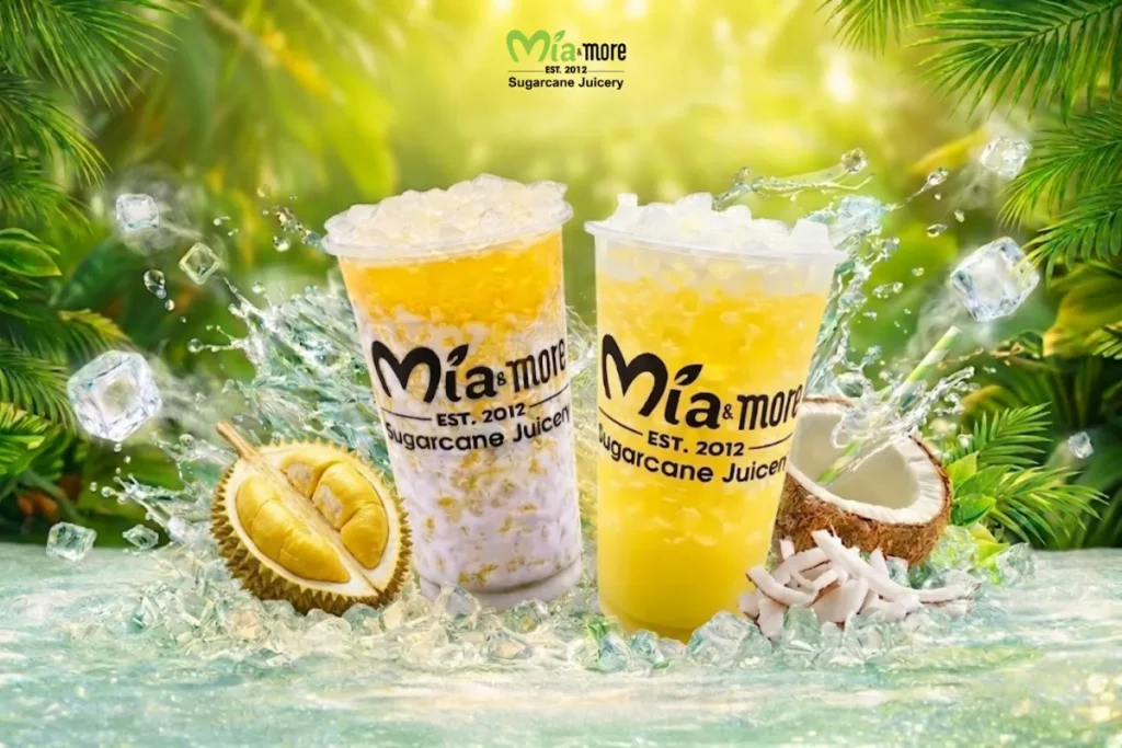 Rich and Creamy Coconut Cane and Durian Cane at Mía & More
