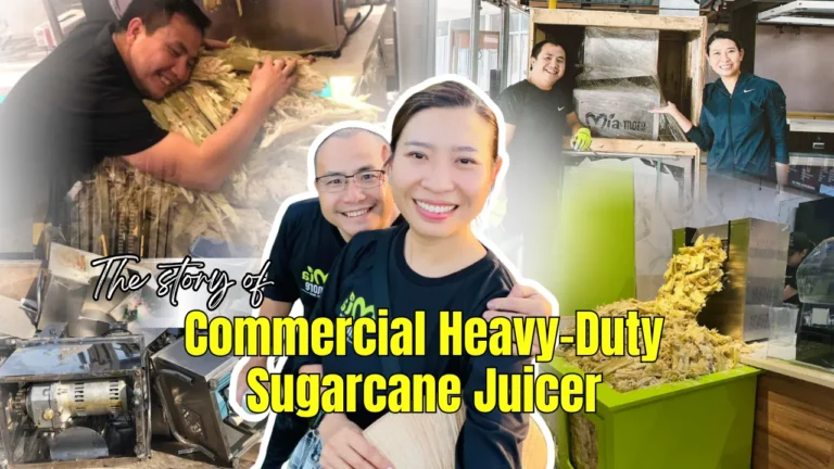 The Story Behind Mía And More's Commercial Heavy-Duty Sugarcane Juicer