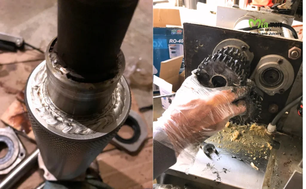 Tough repair process with many trials and errors