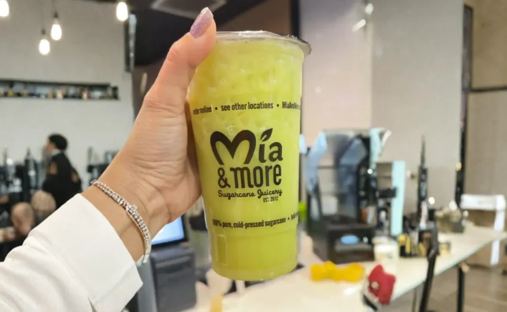 Mía & More sugarcane juice with authentic Vietnamese flavor