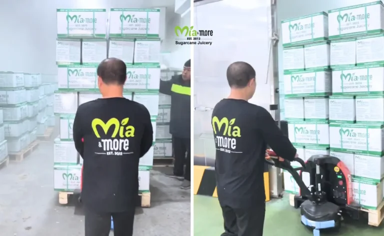 Cold chain storage and transport for Mia and More sugarcane